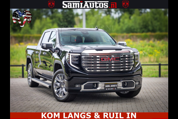 GMC Sierra DENALI | All-In Prijs | 6,2 V8 Full Option | De Meest Luxe Pick-Up in zijn Klasse | Comfortabele Dubbele Cabine met Royale 5 Zitplaatsen | BPM vrij | Nu Leverbaar uit Voorraad | Voorraad Nr 1788