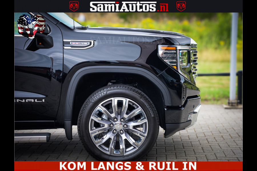 GMC Sierra DENALI | All-In Prijs | 6,2 V8 Full Option | De Meest Luxe Pick-Up in zijn Klasse | Comfortabele Dubbele Cabine met Royale 5 Zitplaatsen | BPM vrij | Nu Leverbaar uit Voorraad | Voorraad Nr 1788