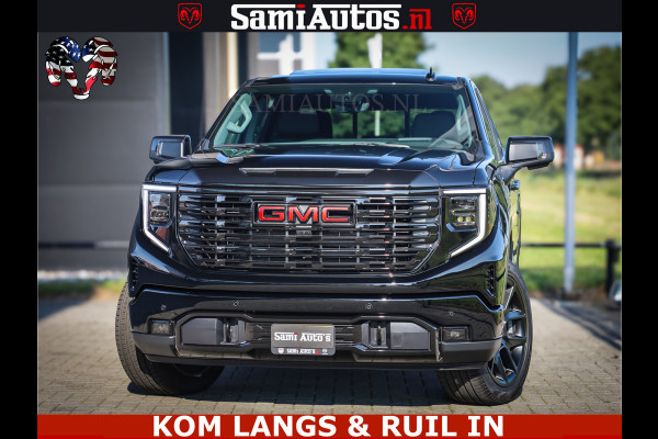 GMC Sierra DENALI 6.2 V8 426PK Full Option | De Meest Luxe Pick-Up in zijn Klasse | Comfortabele Dubbele Cabine met Royale 5 Zitplaatsen | BPM vrij | Nu Leverbaar uit Voorraad | Voorraad Nr 1924 | De specialist in Amerikaanse pick‑ups in Nederland en Europa.