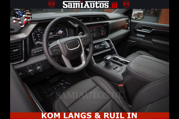 GMC Sierra DENALI 6.2 V8 426PK Full Option | De Meest Luxe Pick-Up in zijn Klasse | Comfortabele Dubbele Cabine met Royale 5 Zitplaatsen | BPM vrij | Nu Leverbaar uit Voorraad | Voorraad Nr 1924 | De specialist in Amerikaanse pick‑ups in Nederland en Europa.
