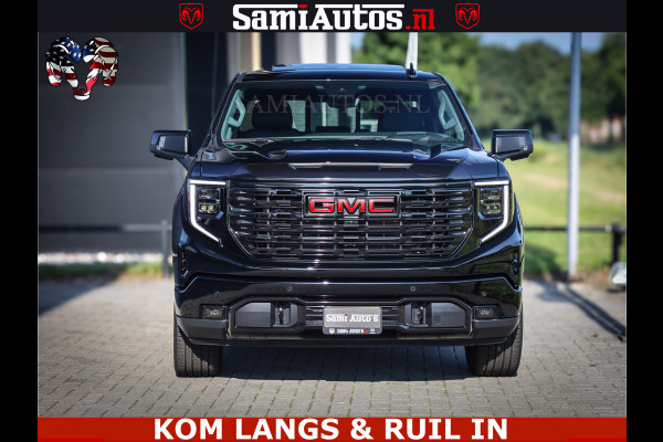 GMC Sierra DENALI 6.2 V8 426PK Full Option | De Meest Luxe Pick-Up in zijn Klasse | Comfortabele Dubbele Cabine met Royale 5 Zitplaatsen | BPM vrij | Nu Leverbaar uit Voorraad | Voorraad Nr 2058 | De specialist in Amerikaanse pick‑ups in Nederland en Europa.