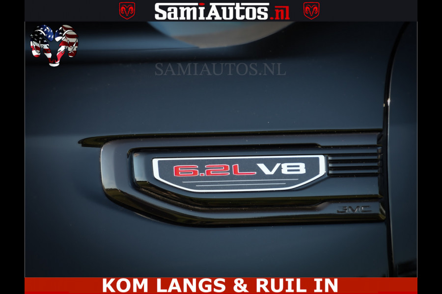 GMC Sierra DENALI 6.2 V8 426PK Full Option | De Meest Luxe Pick-Up in zijn Klasse | Comfortabele Dubbele Cabine met Royale 5 Zitplaatsen | BPM vrij | Nu Leverbaar uit Voorraad | Voorraad Nr 2058 | De specialist in Amerikaanse pick‑ups in Nederland en Europa.