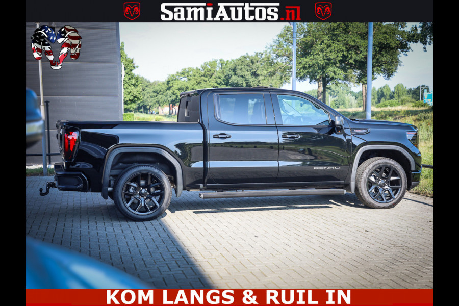 GMC Sierra DENALI 6.2 V8 426PK Full Option | De Meest Luxe Pick-Up in zijn Klasse | Comfortabele Dubbele Cabine met Royale 5 Zitplaatsen | BPM vrij | Nu Leverbaar uit Voorraad | Voorraad Nr 2058 | De specialist in Amerikaanse pick‑ups in Nederland en Europa.