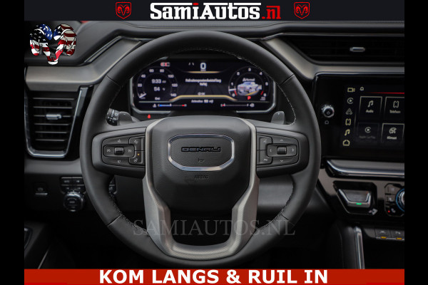 GMC Sierra DENALI 6.2 V8 426PK Full Option | De Meest Luxe Pick-Up in zijn Klasse | Comfortabele Dubbele Cabine met Royale 5 Zitplaatsen | BPM vrij | Nu Leverbaar uit Voorraad | Voorraad Nr 2252 | De specialist in Amerikaanse pick‑ups in Nederland en Europa.