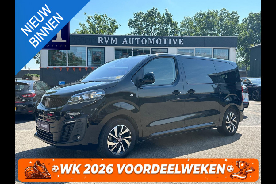 Fiat e-Ulysse L2 75kWh INCL. BTW! VAN: 35.900,- VOOR: 32.877,- UW WKVOORDEEL: 3.023,- | RIJKLAARPRIJS INCL. 12 MND BOVAG | 8 PERSOONS | AIRCO | CARPLAY