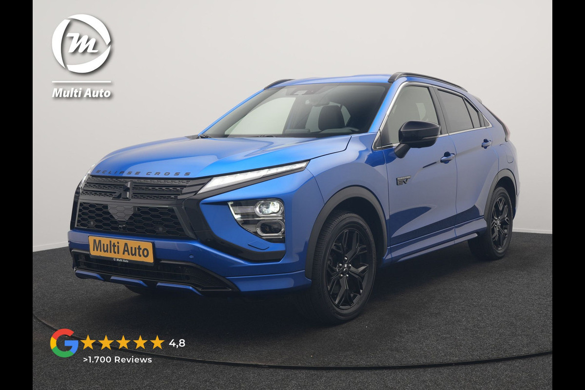 Mitsubishi Eclipse Cross 2.4 Black Edition PHEV 177pk Dealer O.H | 360 Camera | Adaptive Cruise | Alcantara Sportstoelen & Stuur Verwarmd | Keyless | Navigatie Via TomTom | 18" L.M | DAB | Plug In Hybrid |