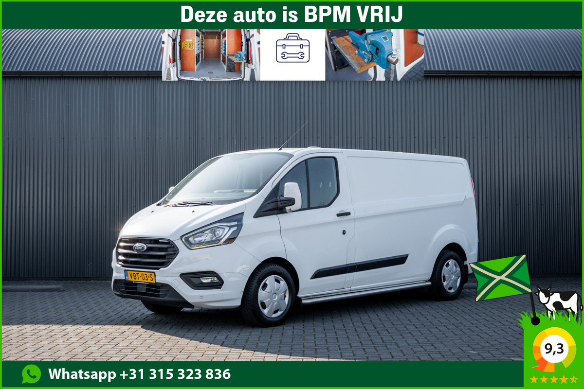 Ford Transit Custom 2.0 EcoBlue L2H1 | 130 PK | LED | Cruise | Airco | Trekhaak