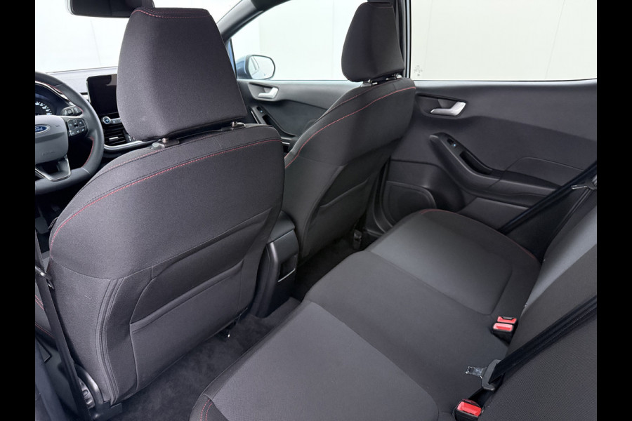 Ford Fiesta 1.0T 124PK Hybrid ST-Line Stoel+Stuur+Voorruitverwarming Apple Carplay/Android Auto Navi* Ecc Cruise Control Pdc Keyless DAB+ Bluetooth Lmv Lane Assist Isofix Regensensor 1e Eigenaar Origineel Nederlandse Auto