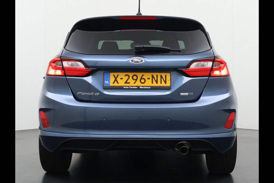 Ford Fiesta 1.0T 124PK Hybrid ST-Line Stoel+Stuur+Voorruitverwarming Apple Carplay/Android Auto Navi* Ecc Cruise Control Pdc Keyless DAB+ Bluetooth Lmv Lane Assist Isofix Regensensor 1e Eigenaar Origineel Nederlandse Auto