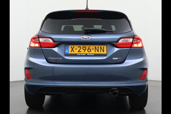 Ford Fiesta 1.0T 124PK Hybrid ST-Line Stoel+Stuur+Voorruitverwarming Apple Carplay/Android Auto Navi* Ecc Cruise Control Pdc Keyless DAB+ Bluetooth Lmv Lane Assist Isofix Regensensor 1e Eigenaar Origineel Nederlandse Auto