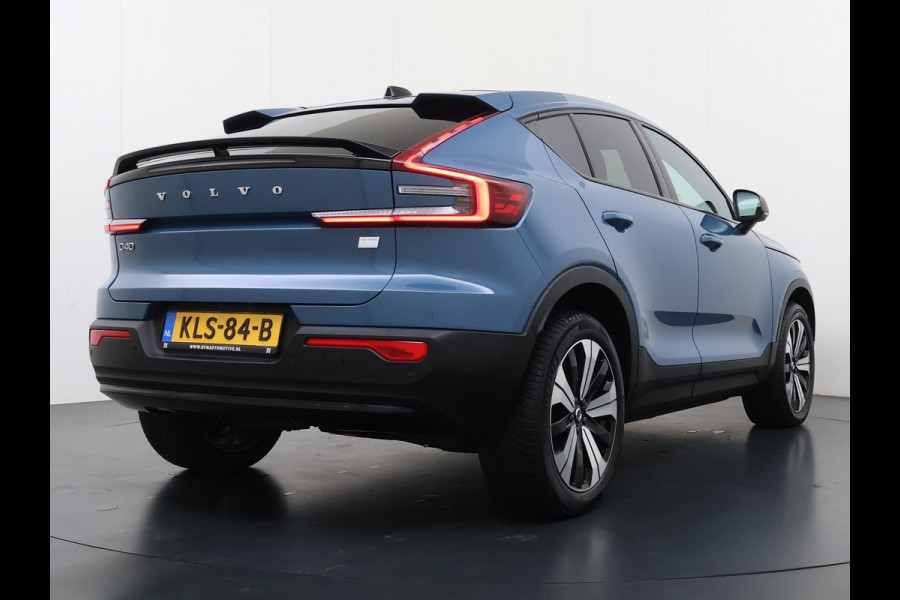 Volvo C40 Recharge Core 69 kWh SOH 93%|VOLVO DEALER ONDERHOUDEN| ACHTERUITRIJCAMERA| PANORAMADAK| STOEL + STUURVERWARMING| RIJKLAARPRIJS INCL. 12 MAANDEN BOVAG GARANTIE|