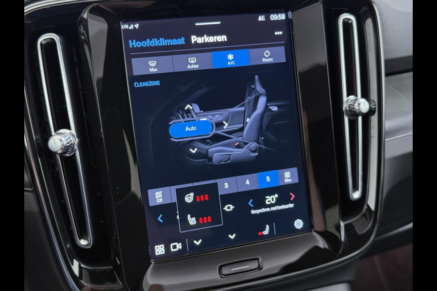 Volvo C40 Recharge Core 69 kWh SOH 93%|VOLVO DEALER ONDERHOUDEN| ACHTERUITRIJCAMERA| PANORAMADAK| STOEL + STUURVERWARMING| RIJKLAARPRIJS INCL. 12 MAANDEN BOVAG GARANTIE|