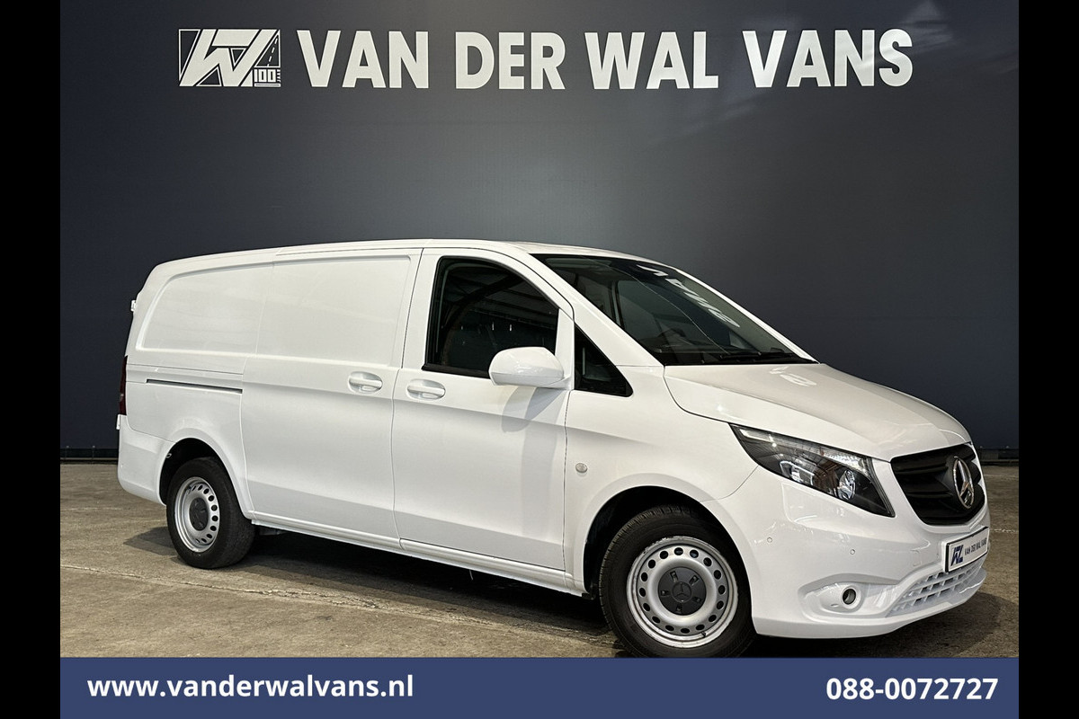 Mercedes-Benz Vito 114 CDI 136pk L2H1 Euro6 Airco | Camera | Navigatie | Apple Carplay | Cruisecontrol Android Auto, Parkeersensoren, Bijrijdersbank, Bumper in de kleur