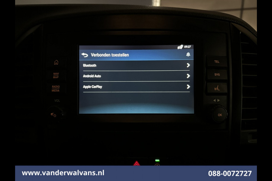 Mercedes-Benz Vito 114 CDI 136pk L2H1 Euro6 Airco | Camera | Navigatie | Apple Carplay | Cruisecontrol Android Auto, Parkeersensoren, Bijrijdersbank, Bumper in de kleur