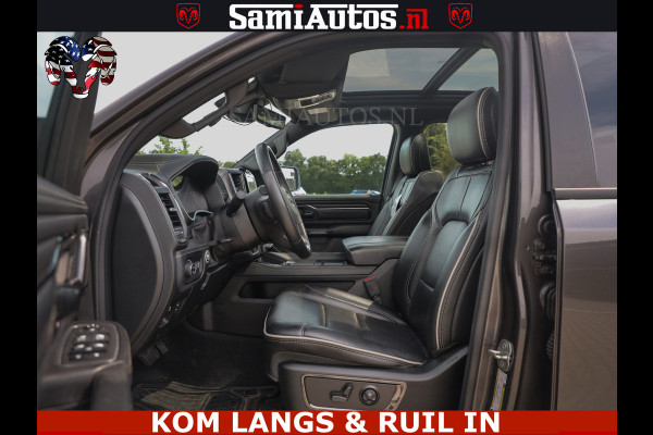 Dodge Ram 1500 LIMITED 5.7 V8 | GRANITE KLEUR | BRONS 4PLAY WIELEN | HUD | MEGA DIK | LUCHTVERING | VOLLE PICK UP | CREW CAB 5 PERSOONS GRIJS KENTEKEN | DUBBELE CABINE | | De specialist in Amerikaanse pick‑ups in Nederland en Europa.
