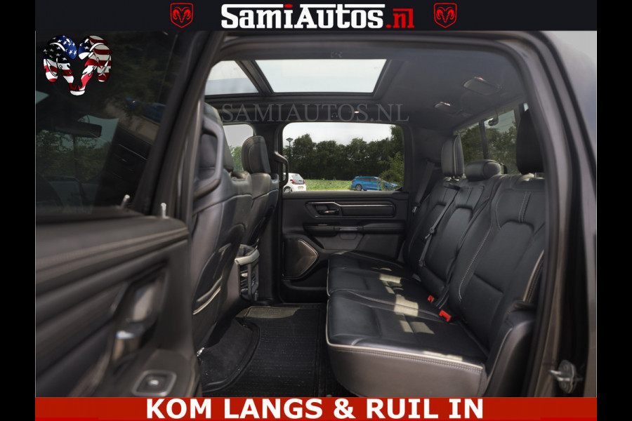 Dodge Ram 1500 LIMITED 5.7 V8 | GRANITE KLEUR | BRONS 4PLAY WIELEN | HUD | MEGA DIK | LUCHTVERING | VOLLE PICK UP | CREW CAB 5 PERSOONS GRIJS KENTEKEN | DUBBELE CABINE | | De specialist in Amerikaanse pick‑ups in Nederland en Europa.