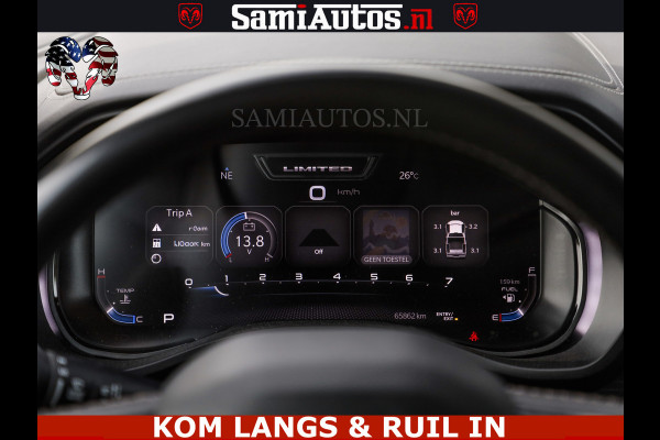 Dodge Ram 1500 LIMITED 5.7 V8 | GRANITE KLEUR | BRONS 4PLAY WIELEN | HUD | MEGA DIK | LUCHTVERING | VOLLE PICK UP | CREW CAB 5 PERSOONS GRIJS KENTEKEN | DUBBELE CABINE | | De specialist in Amerikaanse pick‑ups in Nederland en Europa.