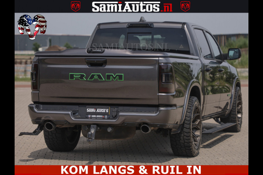 Dodge Ram 1500 LIMITED 5.7 V8 | GRANITE KLEUR | BRONS 4PLAY WIELEN | HUD | MEGA DIK | LUCHTVERING | VOLLE PICK UP | CREW CAB 5 PERSOONS GRIJS KENTEKEN | DUBBELE CABINE | | De specialist in Amerikaanse pick‑ups in Nederland en Europa.