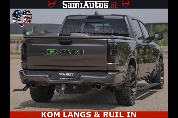 Dodge Ram 1500 LIMITED 5.7 V8 | GRANITE KLEUR | BRONS 4PLAY WIELEN | HUD | MEGA DIK | LUCHTVERING | VOLLE PICK UP | CREW CAB 5 PERSOONS GRIJS KENTEKEN | DUBBELE CABINE | | De specialist in Amerikaanse pick‑ups in Nederland en Europa.