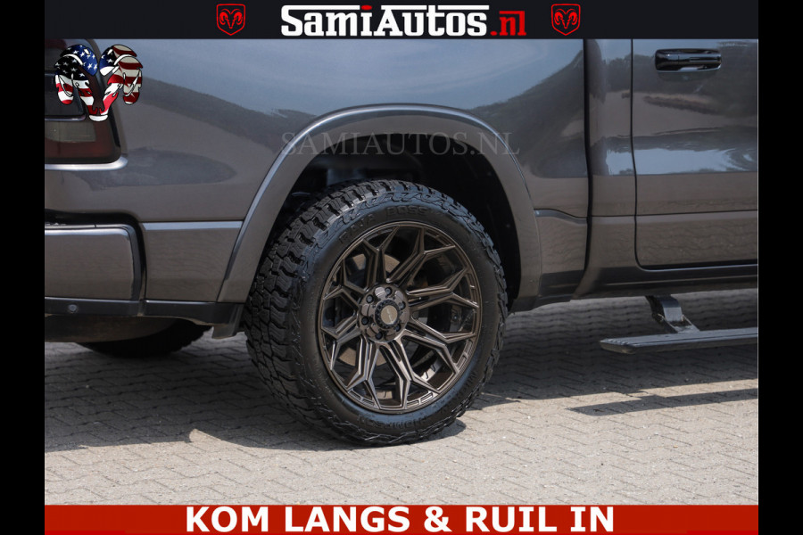 Dodge Ram 1500 LIMITED 5.7 V8 | GRANITE KLEUR | BRONS 4PLAY WIELEN | HUD | MEGA DIK | LUCHTVERING | VOLLE PICK UP | CREW CAB 5 PERSOONS GRIJS KENTEKEN | DUBBELE CABINE | | De specialist in Amerikaanse pick‑ups in Nederland en Europa.