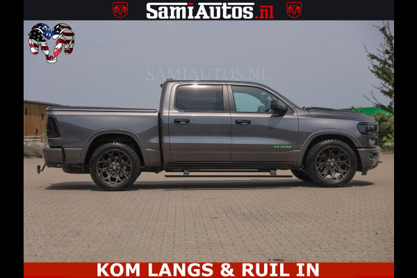 Dodge Ram 1500 LIMITED 5.7 V8 | GRANITE KLEUR | BRONS 4PLAY WIELEN | HUD | MEGA DIK | LUCHTVERING | VOLLE PICK UP | CREW CAB 5 PERSOONS GRIJS KENTEKEN | DUBBELE CABINE | | De specialist in Amerikaanse pick‑ups in Nederland en Europa.