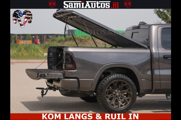 Dodge Ram 1500 LIMITED 5.7 V8 | GRANITE KLEUR | BRONS 4PLAY WIELEN | HUD | MEGA DIK | LUCHTVERING | VOLLE PICK UP | CREW CAB 5 PERSOONS GRIJS KENTEKEN | DUBBELE CABINE | | De specialist in Amerikaanse pick‑ups in Nederland en Europa.