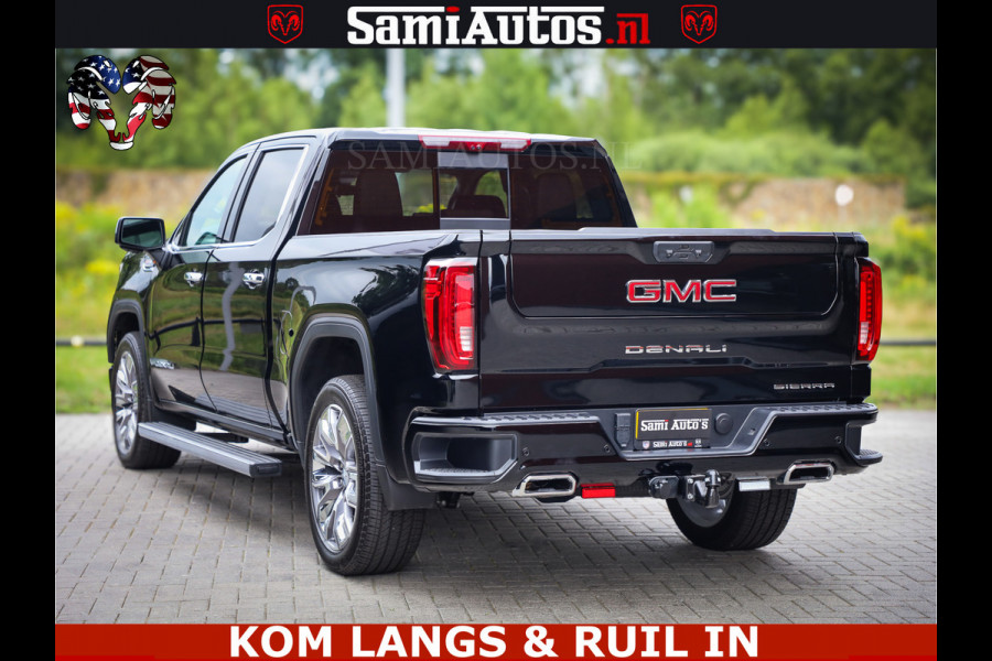 GMC Sierra DENALI | All-In Prijs | 6,2 V8 Full Option | De Meest Luxe Pick-Up in zijn Klasse | Comfortabele Dubbele Cabine met Royale 5 Zitplaatsen | BPM vrij | Nu Leverbaar uit Voorraad | Voorraad Nr 1788