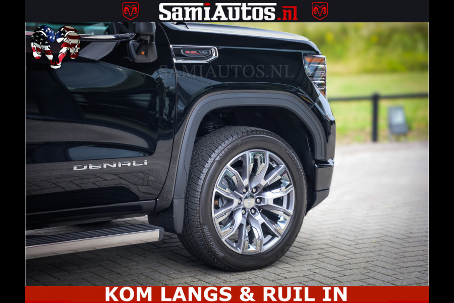 GMC Sierra DENALI | All-In Prijs | 6,2 V8 Full Option | De Meest Luxe Pick-Up in zijn Klasse | Comfortabele Dubbele Cabine met Royale 5 Zitplaatsen | BPM vrij | Nu Leverbaar uit Voorraad | Voorraad Nr 1788