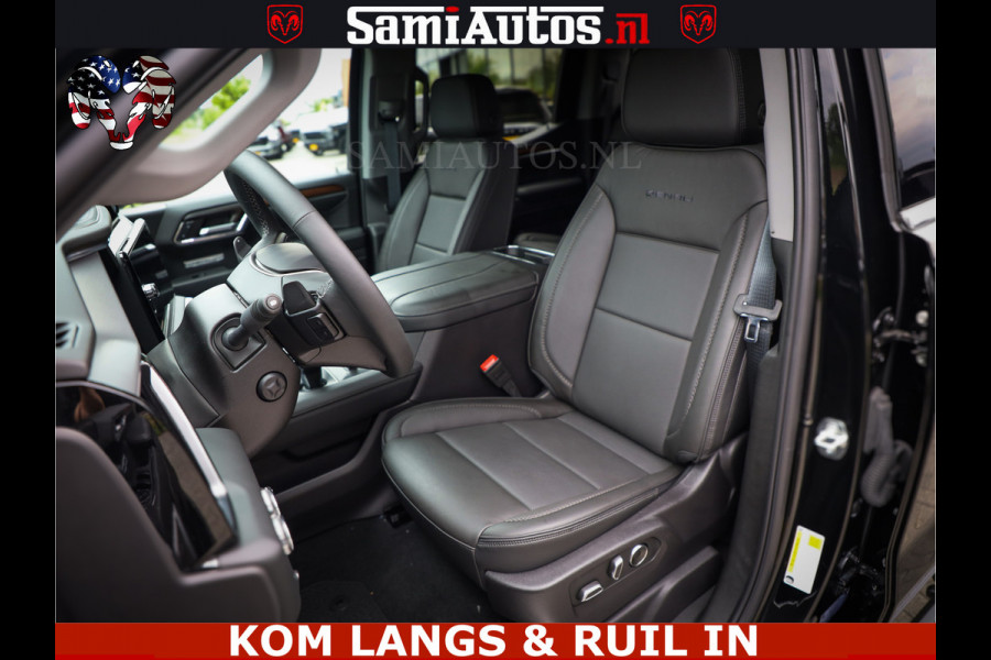 GMC Sierra DENALI | All-In Prijs | 6,2 V8 Full Option | De Meest Luxe Pick-Up in zijn Klasse | Comfortabele Dubbele Cabine met Royale 5 Zitplaatsen | BPM vrij | Nu Leverbaar uit Voorraad | Voorraad Nr 1788
