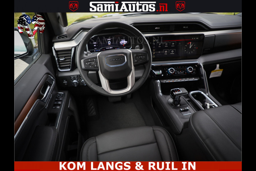 GMC Sierra DENALI | All-In Prijs | 6,2 V8 Full Option | De Meest Luxe Pick-Up in zijn Klasse | Comfortabele Dubbele Cabine met Royale 5 Zitplaatsen | BPM vrij | Nu Leverbaar uit Voorraad | Voorraad Nr 1788