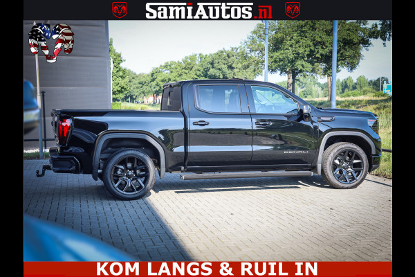 GMC Sierra DENALI 6.2 V8 426PK Full Option | De Meest Luxe Pick-Up in zijn Klasse | Comfortabele Dubbele Cabine met Royale 5 Zitplaatsen | BPM vrij | Nu Leverbaar uit Voorraad | Voorraad Nr 1924 | De specialist in Amerikaanse pick‑ups in Nederland en Europa.