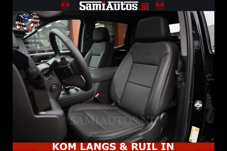 GMC Sierra DENALI 6.2 V8 426PK Full Option | De Meest Luxe Pick-Up in zijn Klasse | Comfortabele Dubbele Cabine met Royale 5 Zitplaatsen | BPM vrij | Nu Leverbaar uit Voorraad | Voorraad Nr 1924 | De specialist in Amerikaanse pick‑ups in Nederland en Europa.