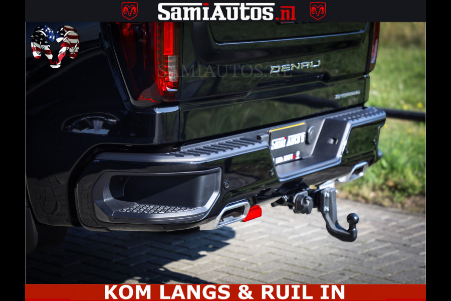 GMC Sierra DENALI 6.2 V8 426PK Full Option | De Meest Luxe Pick-Up in zijn Klasse | Comfortabele Dubbele Cabine met Royale 5 Zitplaatsen | BPM vrij | Nu Leverbaar uit Voorraad | Voorraad Nr 1539 | De specialist in Amerikaanse pick‑ups in Nederland en Europa.