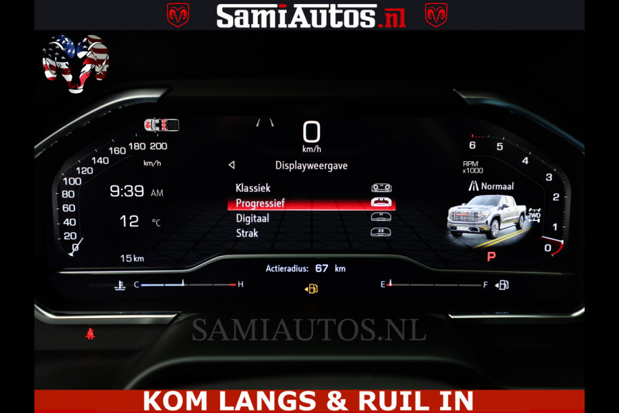 GMC Sierra DENALI 6.2 V8 426PK Full Option | De Meest Luxe Pick-Up in zijn Klasse | Comfortabele Dubbele Cabine met Royale 5 Zitplaatsen | BPM vrij | Nu Leverbaar uit Voorraad | Voorraad Nr 1539 | De specialist in Amerikaanse pick‑ups in Nederland en Europa.