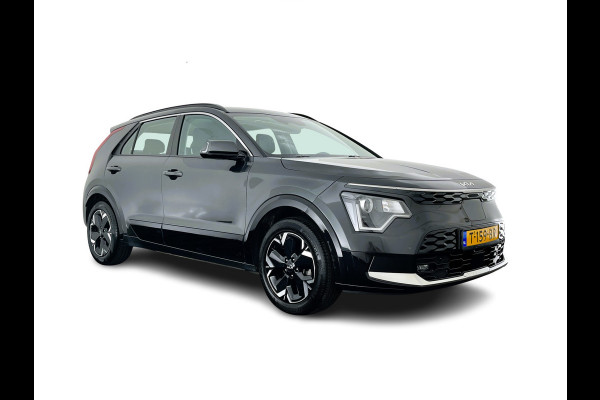 Kia Niro EV DynamicLine 64.8 kWh [3-Fase-11kW] {SoH-96%} (INCL.BTW) Aut. *LEATHER-FABRIC | ADAPTIVE-CRUISE | DIGI-COCKPIT | KEYLESS | CAMERA | DAB | COMFORTSEATS | SHIFTPADDLES | ECC | PDC | 17''ALU*