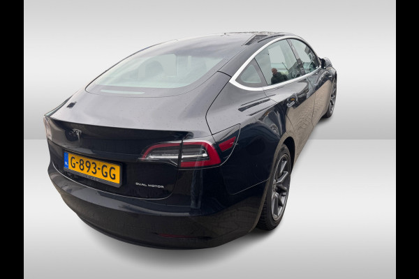 Tesla Model 3 Long Range AWD 75 kWh / Autopilot / Panoramadak / Camera / Premium Audio / 18'' / Leder / Stoel+Stuurverwarming / ACC