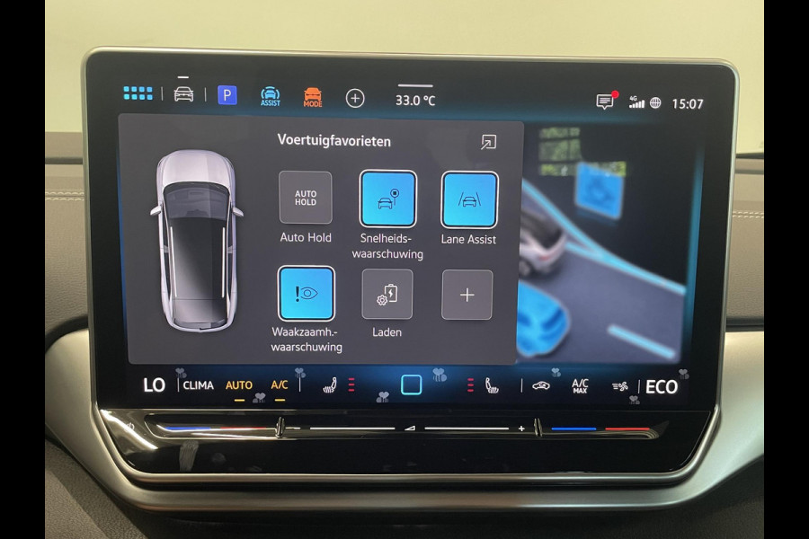 Volkswagen ID.4 Pro Limited Edition 77 kWh Navigatie Apple Carplay/Android Auto Keyless PDC V+A Climate Control DAB+ Lane Assist Adaptieve Cruise control Velours / Alcantara bekleding 19" Lichtmetalen Velgen