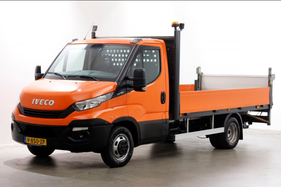 Iveco Daily 35C14 136pk Open Laadbak met laadklep en trekhaak 3500kg 05-2019