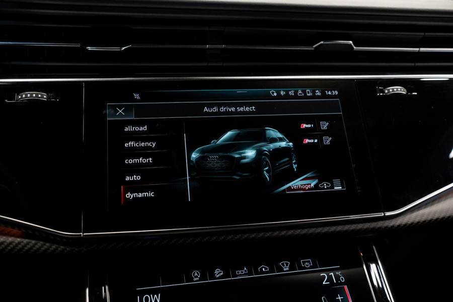 Audi RS Q8 4.0 TFSI Quattro *Bang & Olufsen / Standkachel / Stoelventilatie / Soft-Close / RS-Sportuitlaatsysteem / HUD / Surround-View*