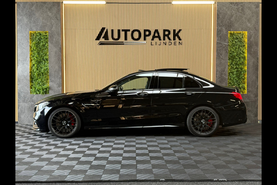 Mercedes-Benz C-Klasse AMG 63 S |PANO|360 CAM|STOELVERKOELING|HUD|BURMESTER|MEMORY|SFEERVERLICHTING|DEALERONDERHOUDEN|VOL!