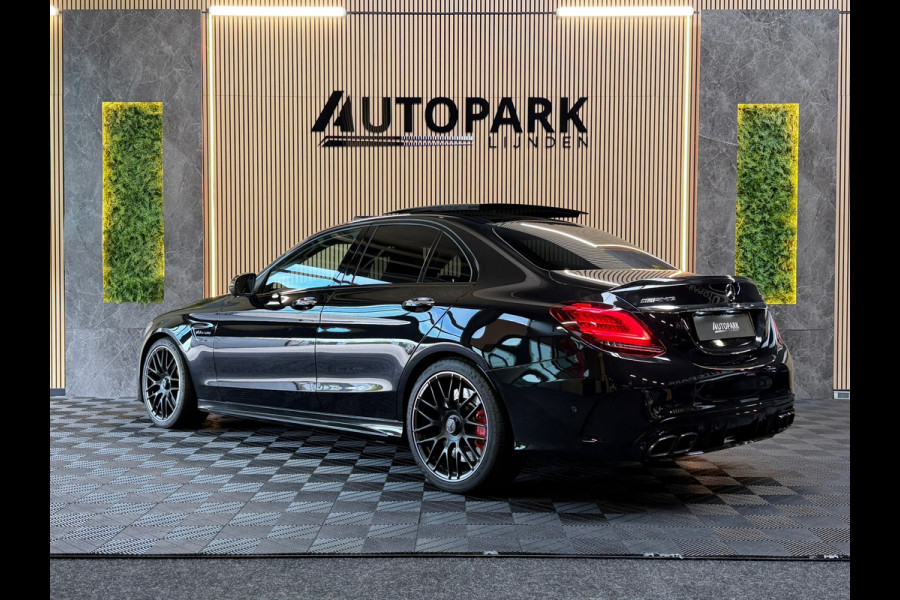 Mercedes-Benz C-Klasse AMG 63 S |PANO|360 CAM|STOELVERKOELING|HUD|BURMESTER|MEMORY|SFEERVERLICHTING|DEALERONDERHOUDEN|VOL!