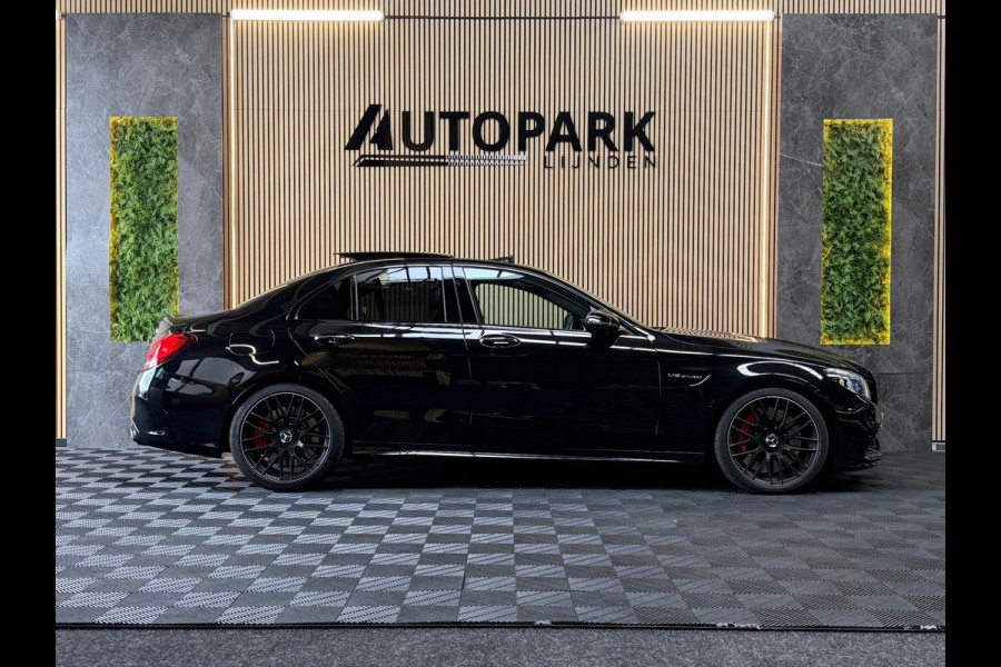 Mercedes-Benz C-Klasse AMG 63 S |PANO|360 CAM|STOELVERKOELING|HUD|BURMESTER|MEMORY|SFEERVERLICHTING|DEALERONDERHOUDEN|VOL!
