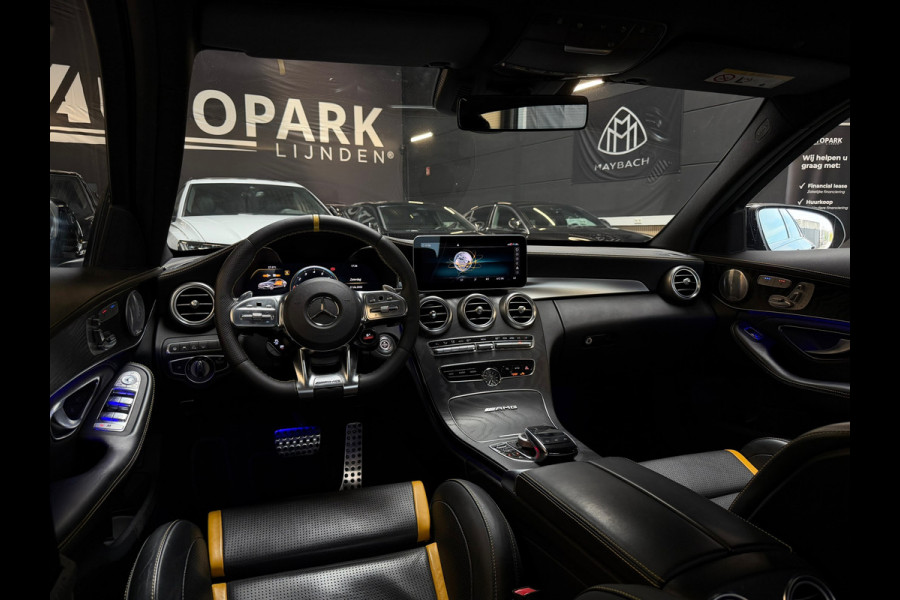 Mercedes-Benz C-Klasse AMG 63 S |PANO|360 CAM|STOELVERKOELING|HUD|BURMESTER|MEMORY|SFEERVERLICHTING|DEALERONDERHOUDEN|VOL!