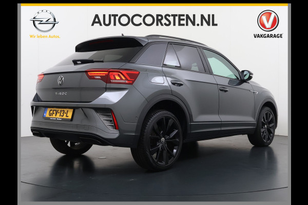 Volkswagen T-Roc 1.5TSI Automaat R-Line Panoramadak Stoelverwarming Adap.Cruise Virtal Cockpit Camera Elek.Achterklep Navi Apple Carplay Android  Keyless Pdc Privacy Glas Lmv Led DAB+ Licht-Regensensor
