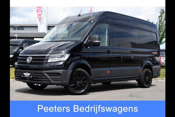 Volkswagen Crafter 35 2.0 TDI L3H3 4Motion Black Edition Full options! Adaptieve Cruise, Camera, Carplay, Stoelverwarming, LED, 4x4, Automaat, 177pk, Clima, Trekhaak, Uniek!