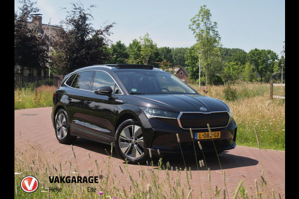 Škoda ENYAQ iV 80 | Panoramadak | Head-Up Display | Trekhaak | Camera | ACC | Matrix-LED |