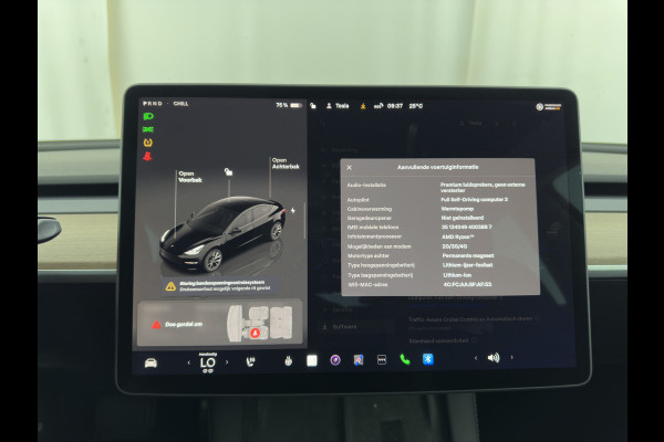 Tesla Model 3 Standard RWD Plus 60 kWh [3-Fase-11kW] {SoH-90%} (INCL-BTW) Aut. *PANO | AUTOPILOT | LEATHER | KEYLESS | FULL-LED | MEMORY-PACK | TOPVIEW | DAB | CARPLAY | DIGI-COCKPIT | LANE-ASSIST | HEATED- COMFORTSEATS | 19"ALU*