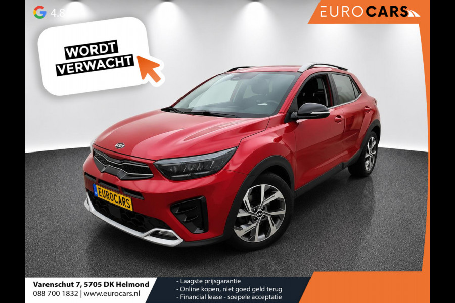 Kia Stonic 1.0 74kW GT Line Automaat Navigatie Apple Carplay Android Auto Camera Parkeersensoren achter Adaptive Cruise Control Stoel- en stuurverwarming Full Led Half leder Climate Control Lichtmetalen velgen