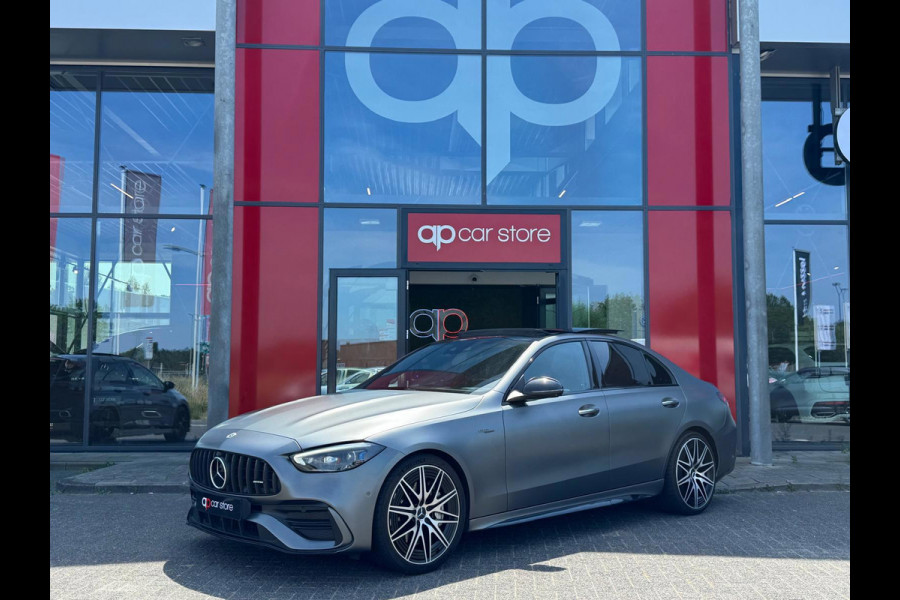 Mercedes-Benz C-Klasse AMG 43 4MATIC Vol | Panorama | Burmester | Head-Up | 3D Camera | Stoelventilatie | BTW |