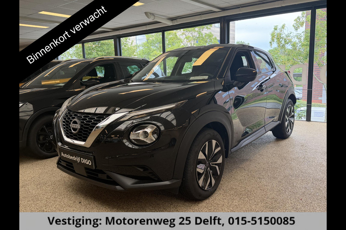 Nissan Juke DIG-T ACENTA CARPLAY NAVI GARANTIE TOT 04-2034! BIJNA NIEUW!. CAMERA .